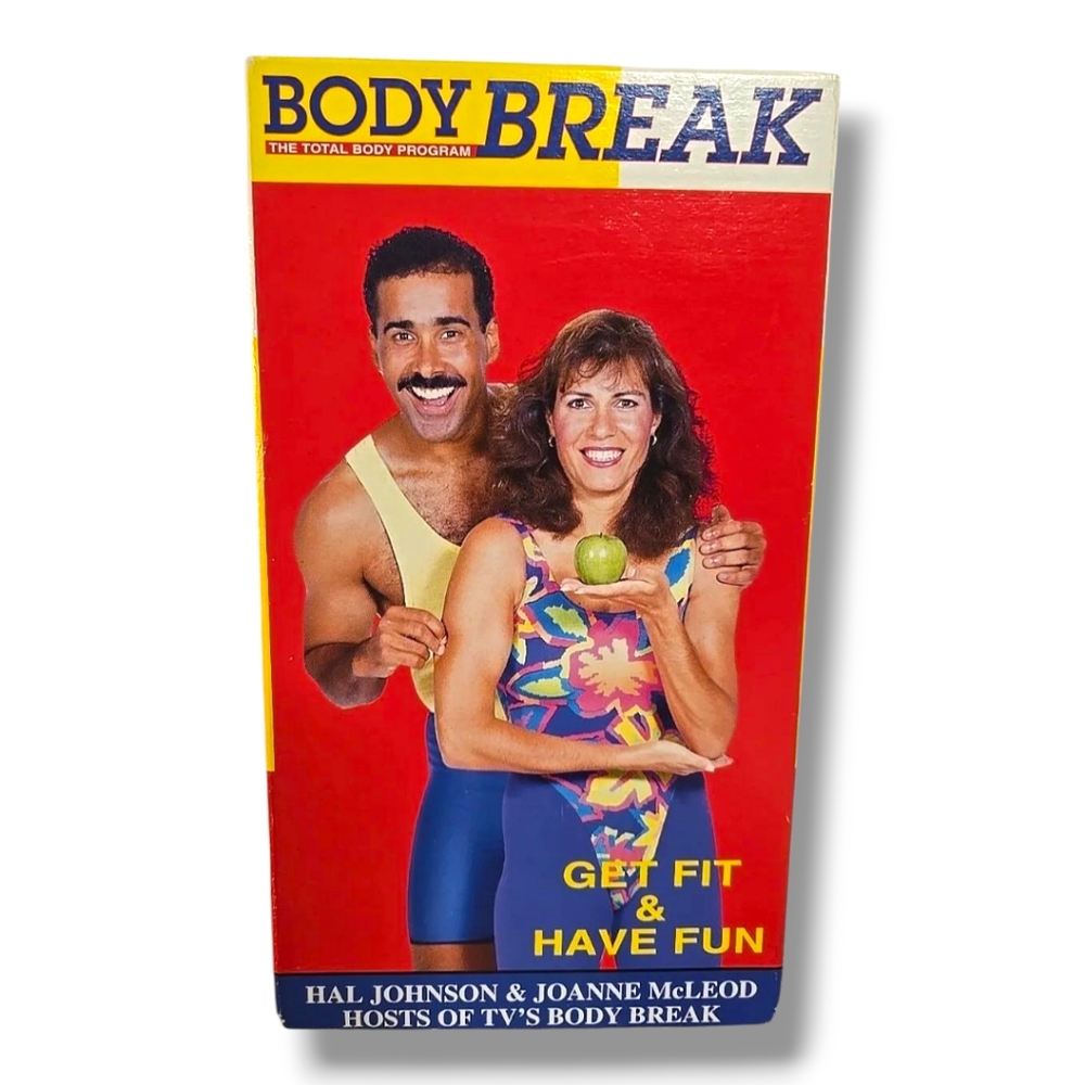 Body Break VHS 1992 Home Fitness Total Body Program Hal Johnson Joanne McLeod